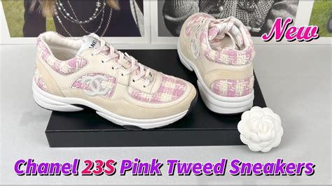 chanel sneakers women pink|chanel sneakers pink laces.